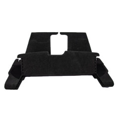 Полка B@3 2131 (до 2016 года)(с боковинами, с опорами, вставка ткань, отв. под динамики 6х9 дюймов)