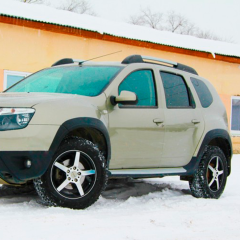 Накладки на колесные арки Renault Duster "АртФорм" (2011-2015 г.в.)